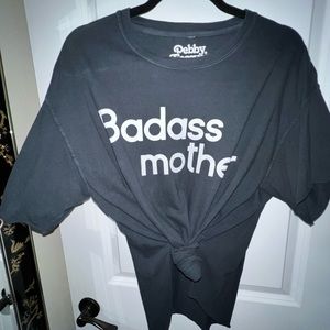 Penny Forevee BADASS MOTHER Side-slit tee